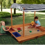 Spatiu de joaca lada cu nisip - Cutie din lemn cu acoperis Canopy Kidkraft Spatiu de joaca lada cu nisip - Cutie din lemn cu acoperis Canopy Kidkraft